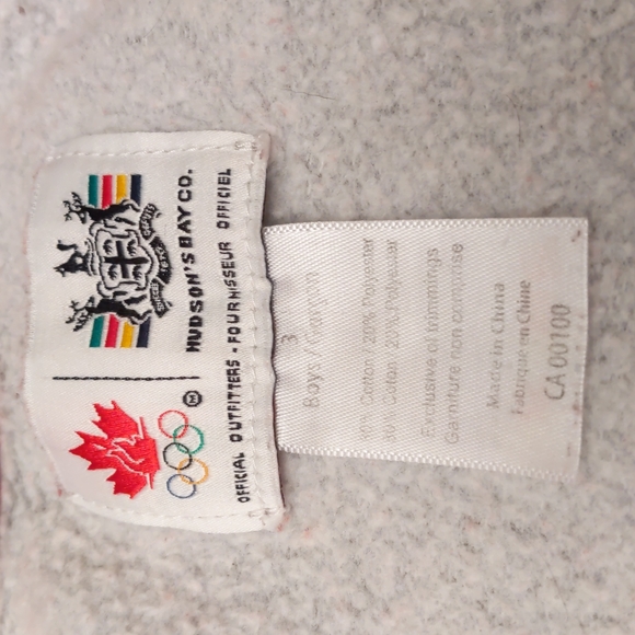 Boys 3t Hudson's Bay Co Zip Up Sweatshirt - Picture 5 of 6